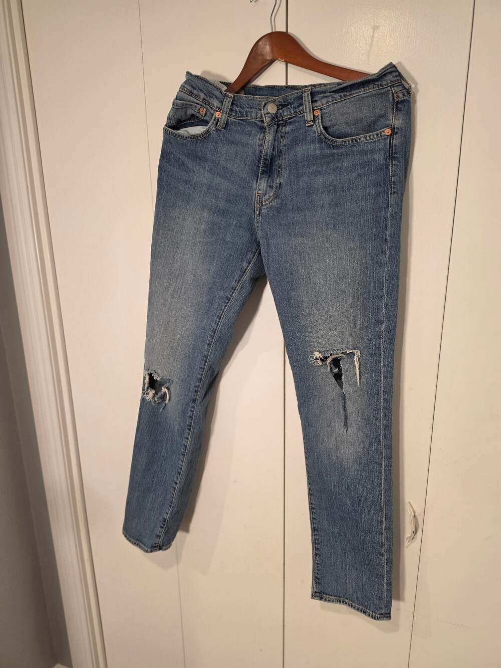 Levi's Premium Lot 511 Distressed Slim Fit Jeans